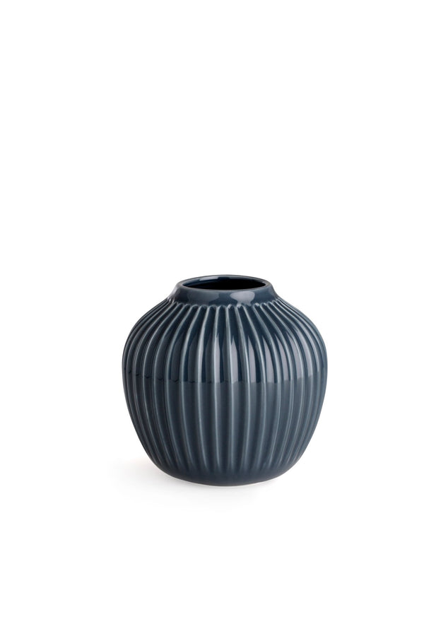 Hammershøi Vase - Anthracite Grey - Kähler - Vases - 5.3"Ø - HORNE