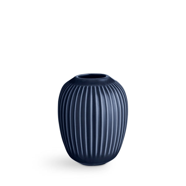 Hammershøi Vase - Indigo - Kähler - Vases - 3.3"Ø - HORNE