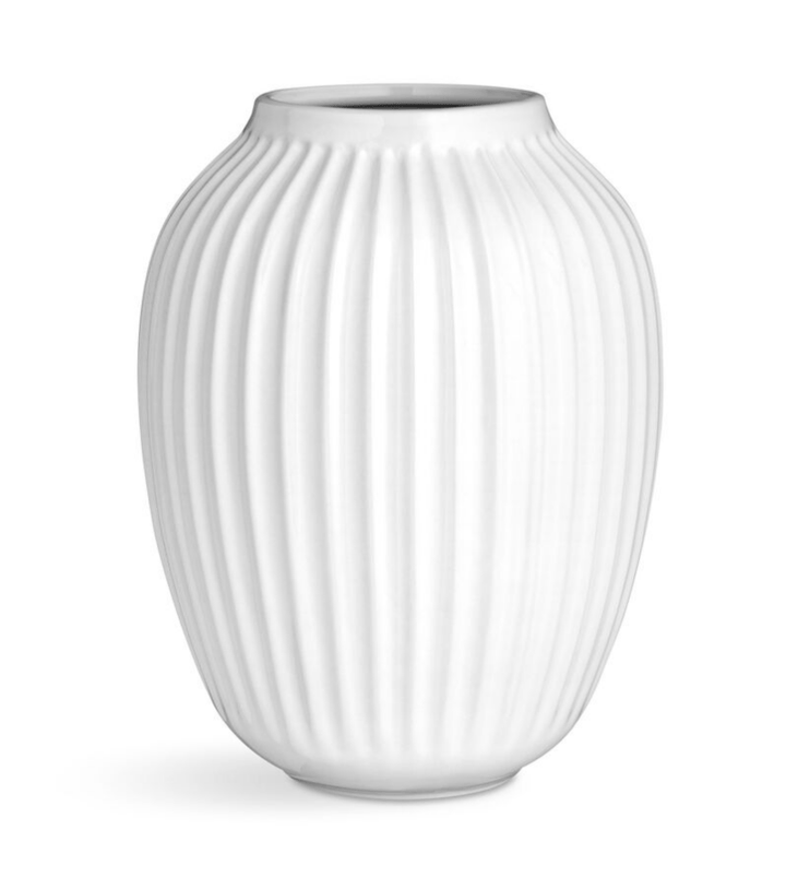 Hammershøi Vase - White - Kähler - Vases - 7.9"Ø - HORNE