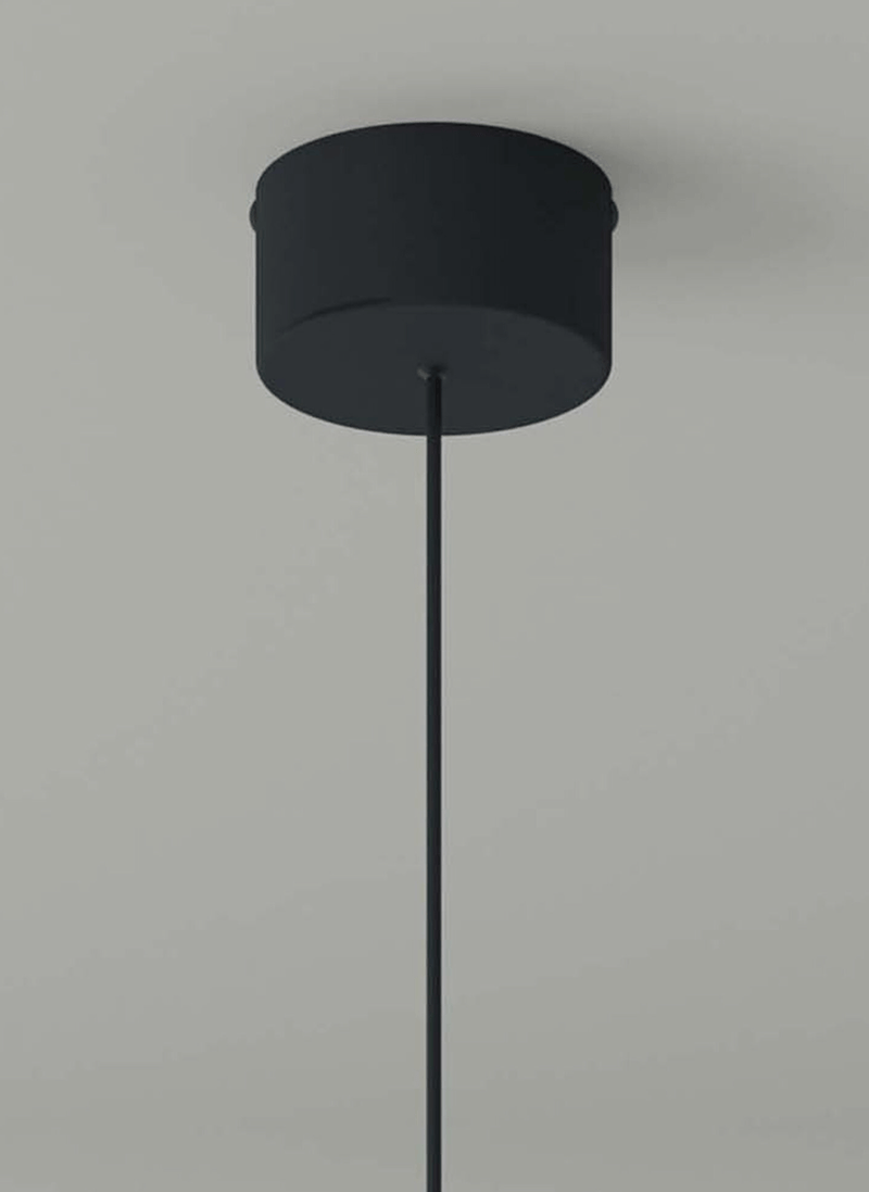 HeadHat Bowl Pendant - Large - Santa & Cole - Pendants - Black - 3 m / 118.1