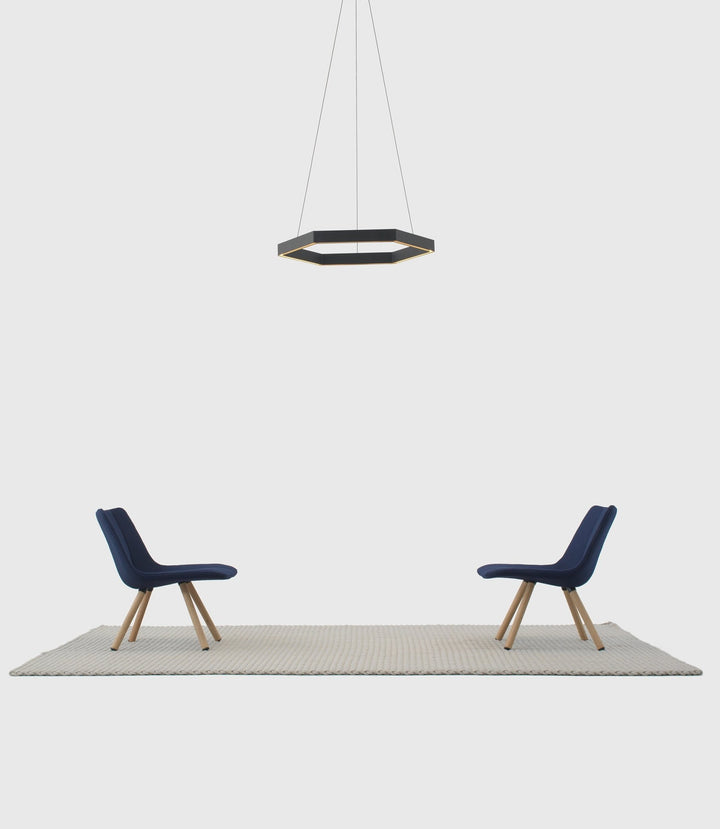 Hex Pendant 750 - Resident - Pendants - Brass - HORNE