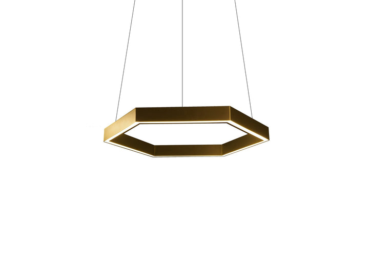 Hex Pendant 750 - Resident - Pendants - Brass - HORNE