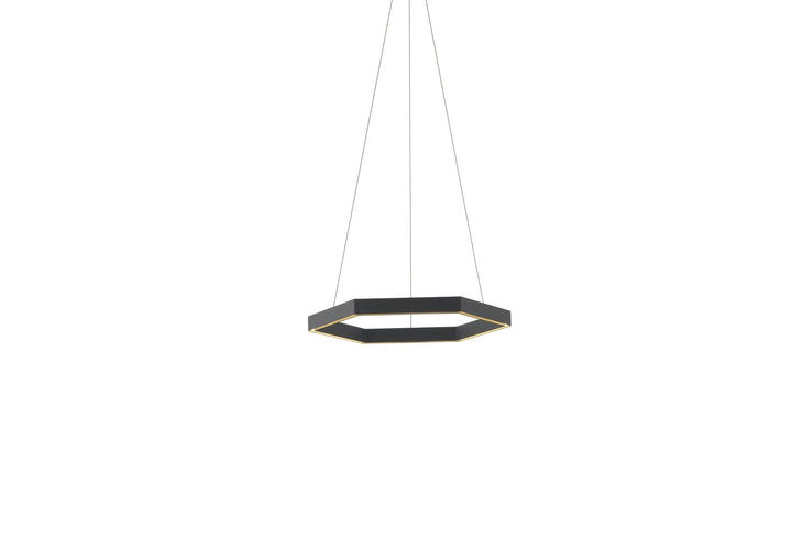 Hex Pendant 750 - Resident - Pendants - Brass - HORNE