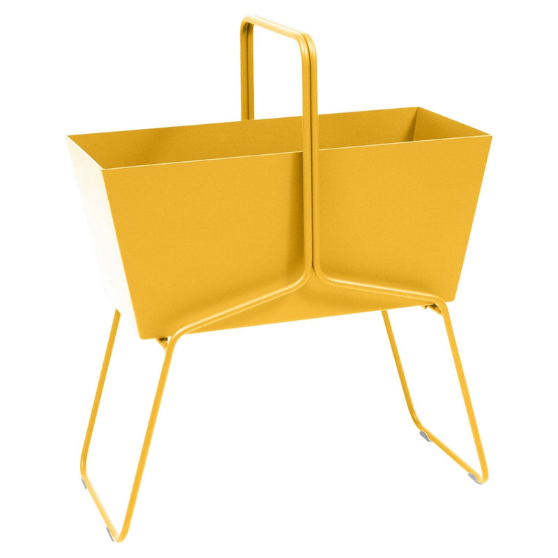 High Basket Planter - Fermob - Outdoor Furniture - Acapulco Blue - HORNE