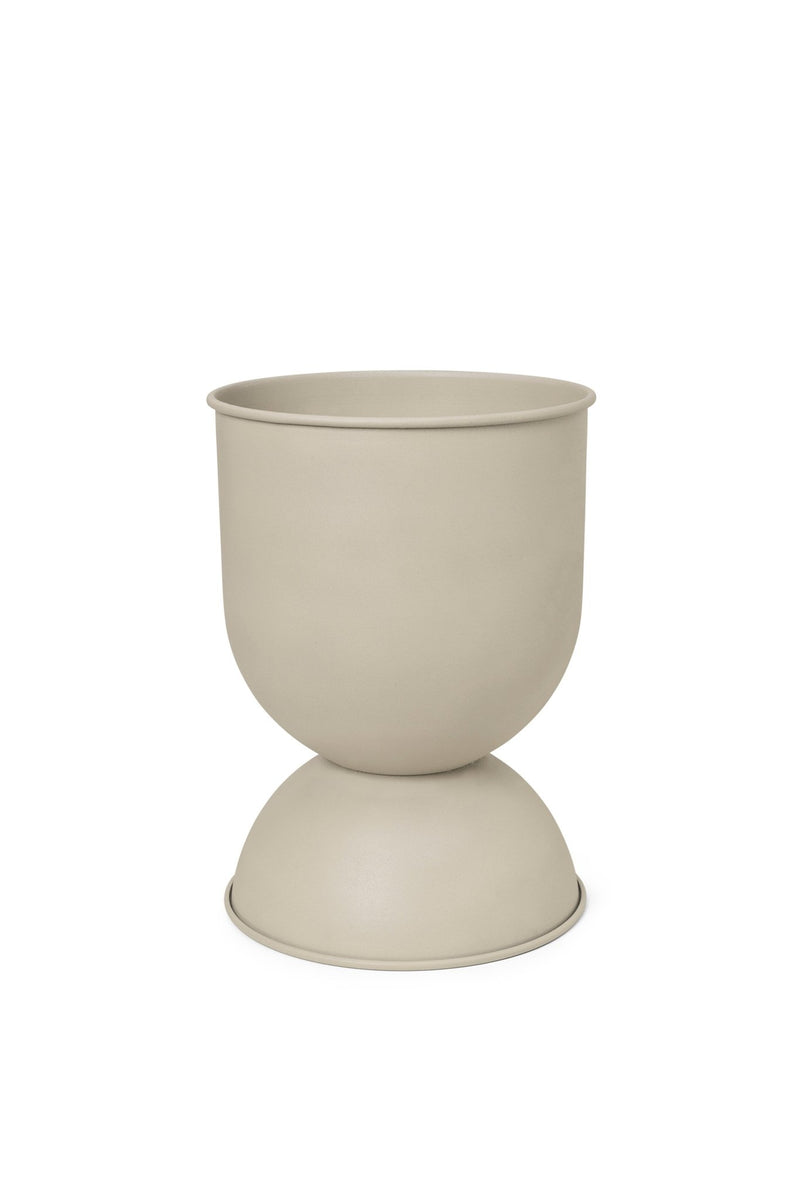 Hourglass Pot - Ferm Living - Office Accessories - Black / Dark Grey - Small - HORNE