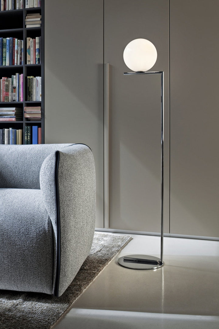 IC Dimmable Floor Lamp - Flos - Floor Lamps - F2 - 73" H - Chrome - HORNE