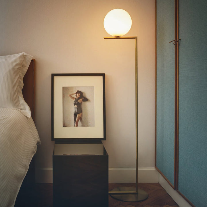 IC Dimmable Floor Lamp - Flos - Floor Lamps - F2 - 73" H - Chrome - HORNE