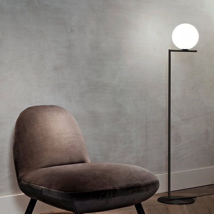 IC Dimmable Floor Lamp - Flos - Floor Lamps - F2 - 73" H - Chrome - HORNE