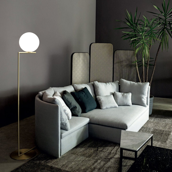 IC Dimmable Floor Lamp - Flos - Floor Lamps - F2 - 73" H - Chrome - HORNE