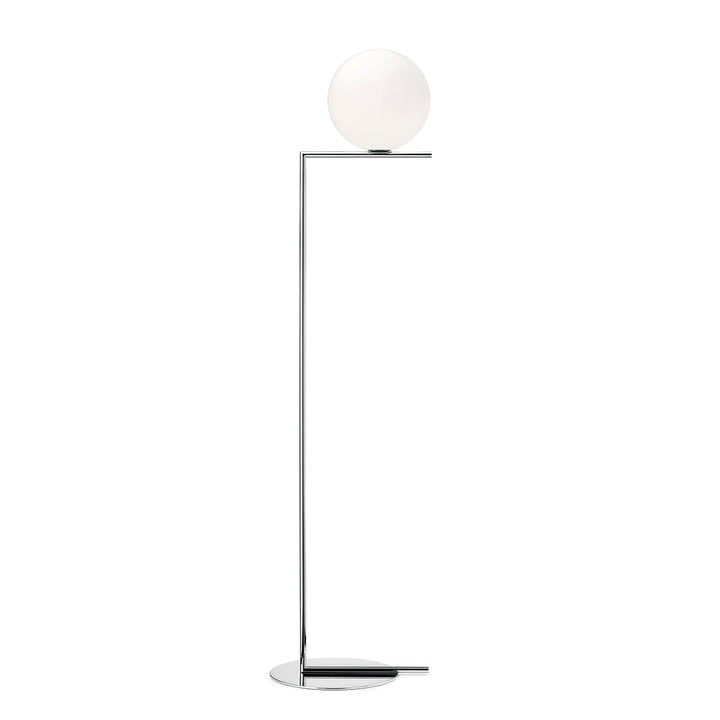 IC Dimmable Floor Lamp - Flos - Floor Lamps - F2 - 73" H - Chrome - HORNE