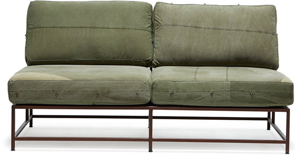 Inheritance Love Seat - Military Canvas