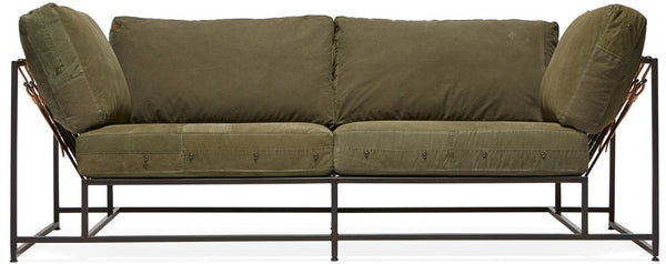 Inheritance Two Seat Sofa -Military Canvas