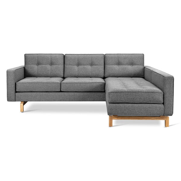 Jane 2 Loft Bi - Sectional - Gus* Modern - Sofas - Parliament Stone - Natural Ash - HORNE