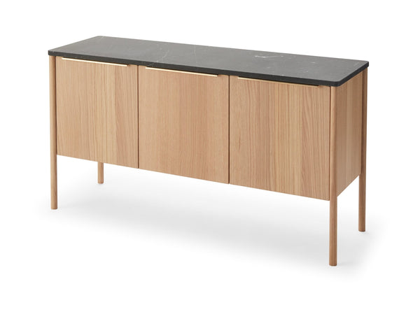 Jut Cabinet - Skagerak by Fritz Hansen - Sideboards + Cabinets - Black Marble Top - HORNE