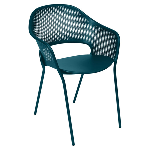 Kate Chair - Set of 2 - Fermob - Outdoor Furniture - Acapulco Blue - HORNE