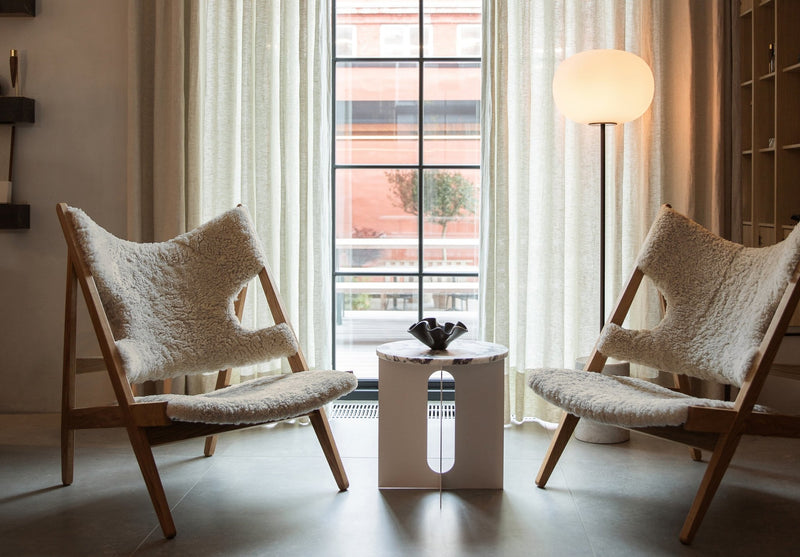 HORNE Sheepskin Knitting Lounge Chair
