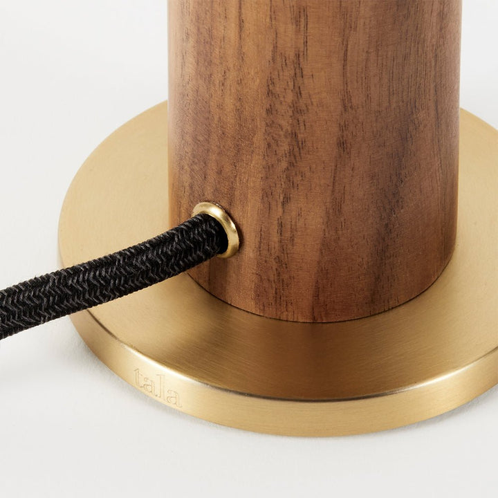 Knuckle Table Lamp - Tala - Walnut - No Bulb - HORNE