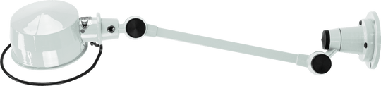 LAK Wall Light - L4001R - Glossy Finish - Jielde Wall Sconces - With Switch - White - HORNE