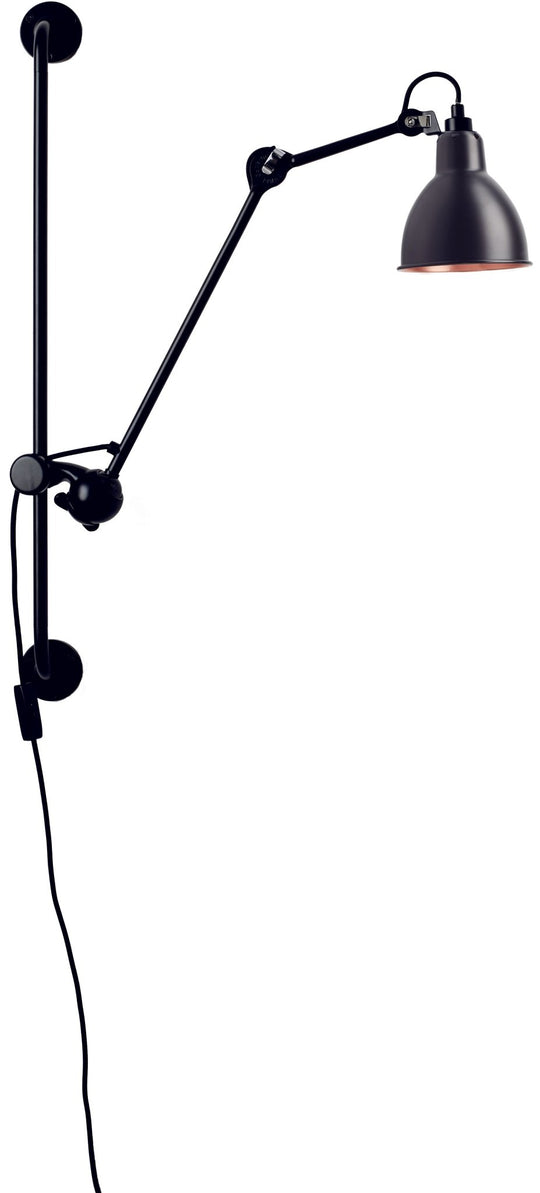 Lampe Gras N°210 Wall Lamp - DCW Editions - Wall Sconces - Black - Copper - HORNE