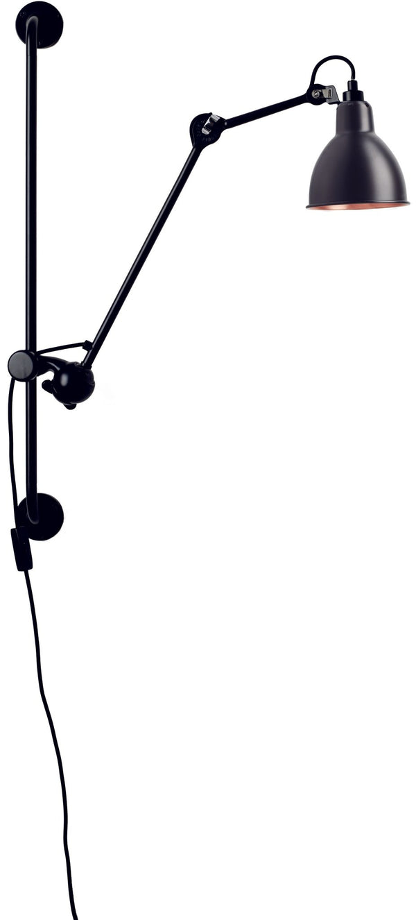 Lampe Gras N°210 Wall Lamp - DCW Editions - Wall Sconces - Black - Copper - HORNE
