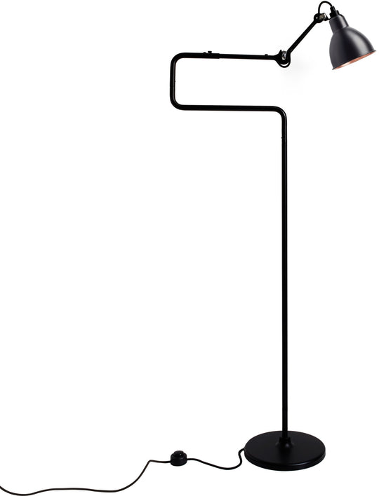 Lampe Gras N°411 Floor Lamp - DCW Editions - Floor Lamps - Black - Copper - HORNE