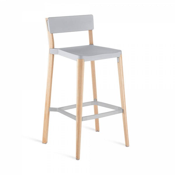 Lancaster Barstool - Emeco - Table & Bar Stools - Light Grey - Ash - HORNE