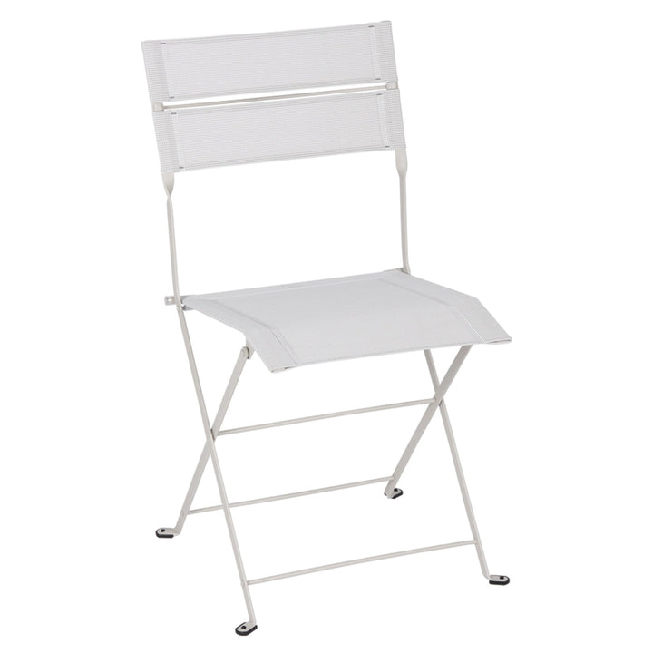 Latitude Side Chair - Stereo Fabric - Set of 2 - Fermob - Outdoor Furniture - Clay Grey - HORNE