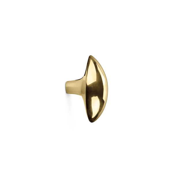 Lemon Hook - Ferm Living - Hangers & Hooks - Brass - HORNE