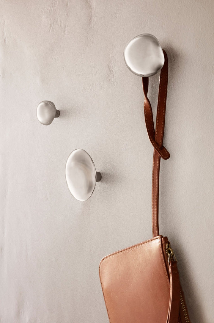 Lemon Hook - Ferm Living - Hangers & Hooks - Brushed Stainless Steel - HORNE