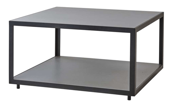 Level Coffee Table - Large - Cane Line - Outdoor Furniture - Lava Grey - Light Grey - HORNE