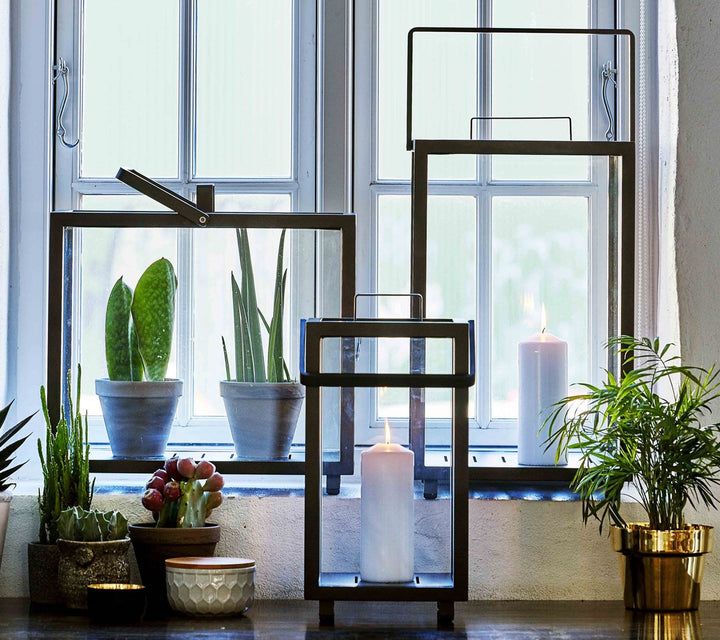 Lighthouse Lanterns - Aluminum - Cane Line - Candle Holders - X - Small - Lava Grey - HORNE