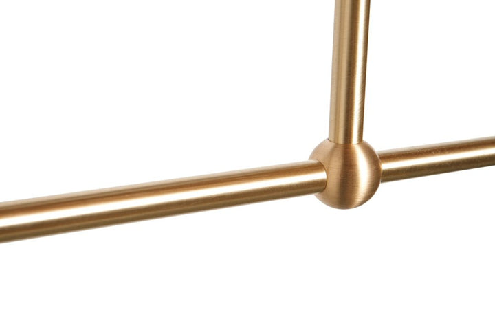 Lodge Chandelier Two - Workstead - Chandeliers - Natural Oak - Hewn Brass - HORNE