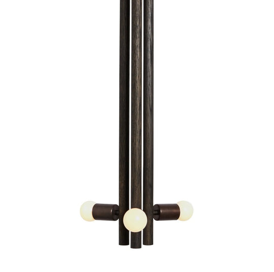 Lodge Pendant - Workstead - Pendants - Natural Oak - Hewn Brass - HORNE