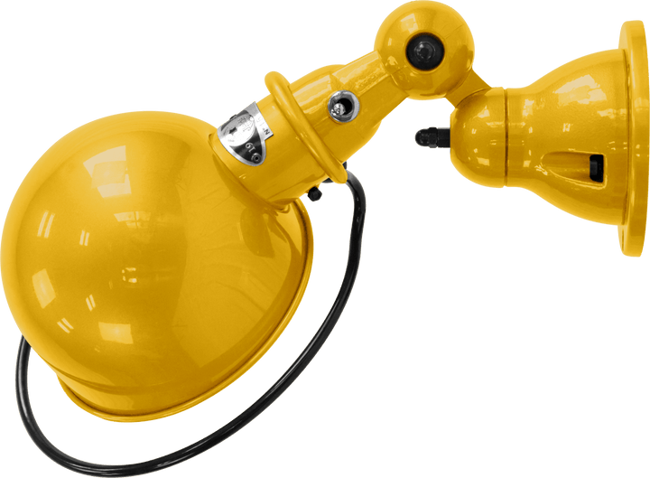 Loft Wall Sconce - D1000X - Glossy Finish - Jielde - Wall Sconces - No Switch - Mustard - RAL1003 - HORNE