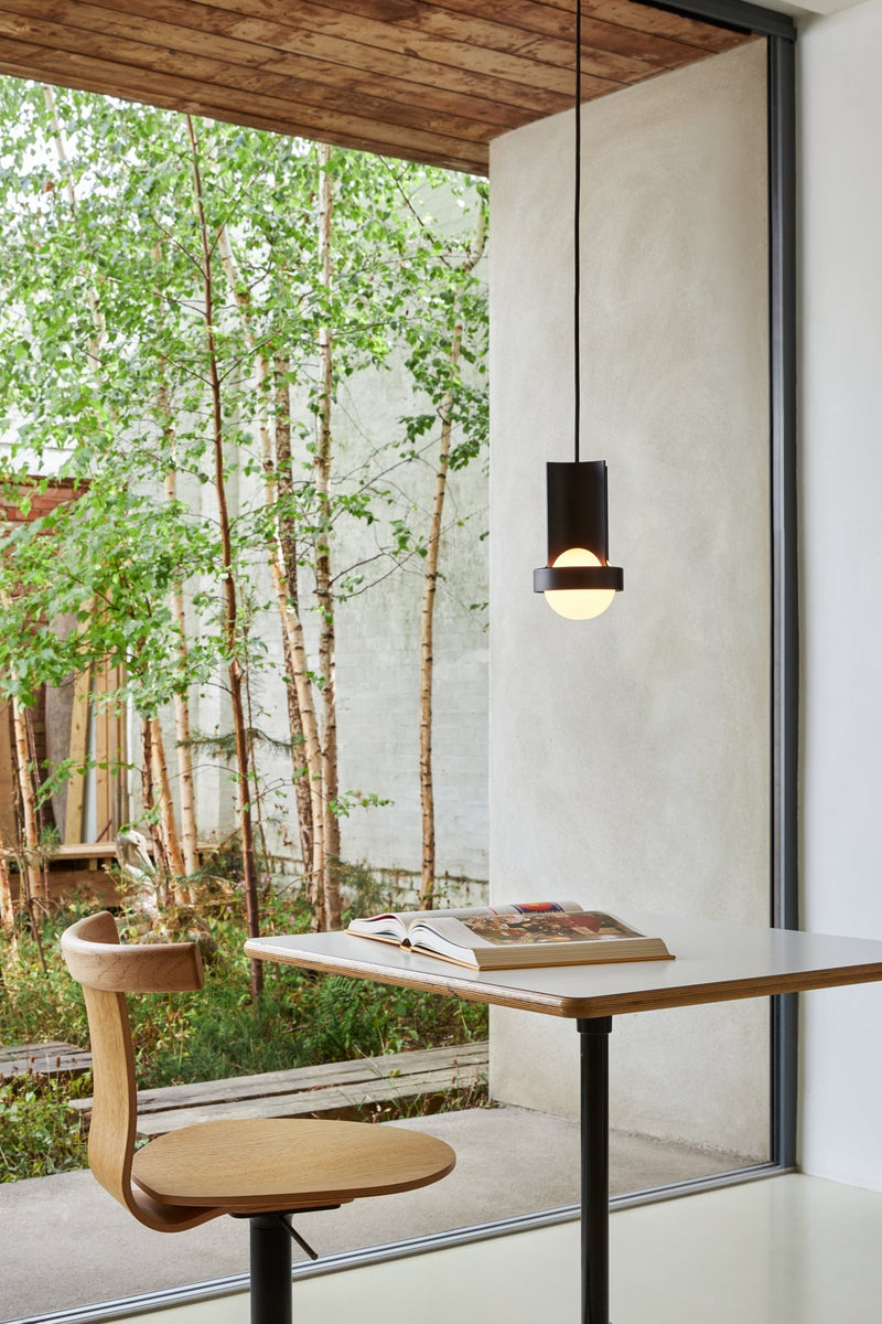 Loop Single Pendant w/ Sphere III Bulb - Tala - Dark Grey - HORNE