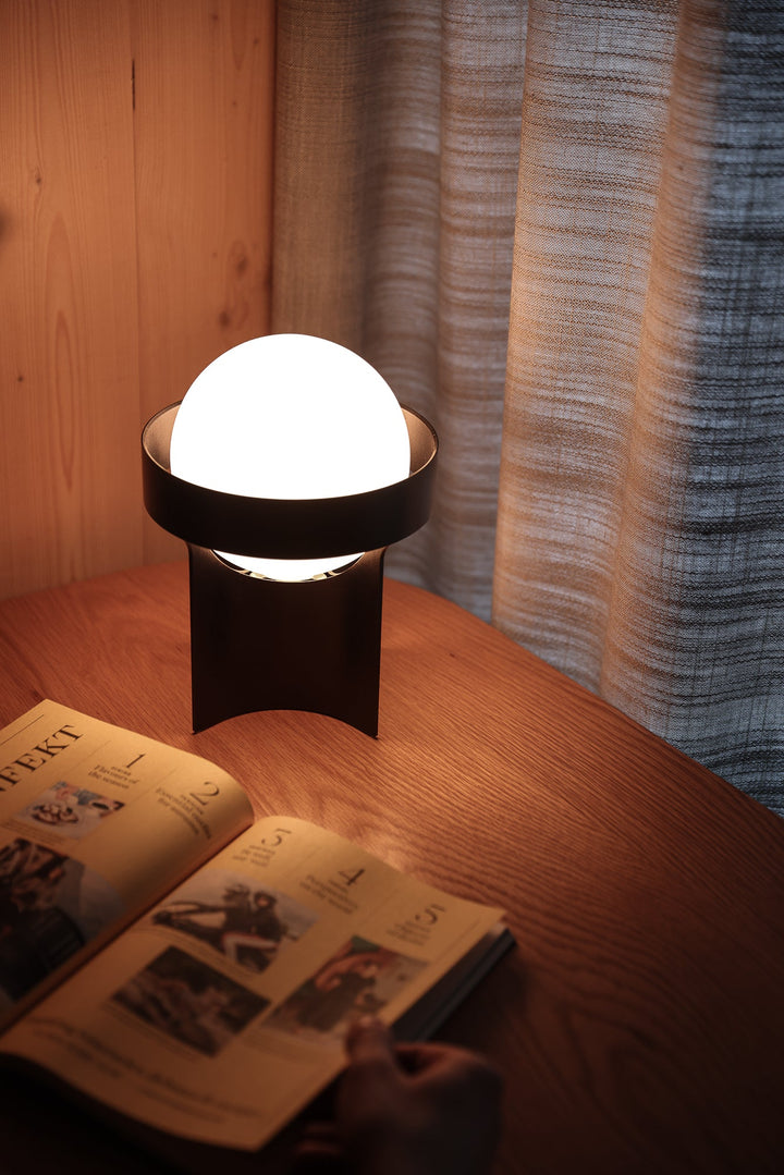 Loop Table Lamp w/ Sphere IV Bulb - Tala - Gold - HORNE