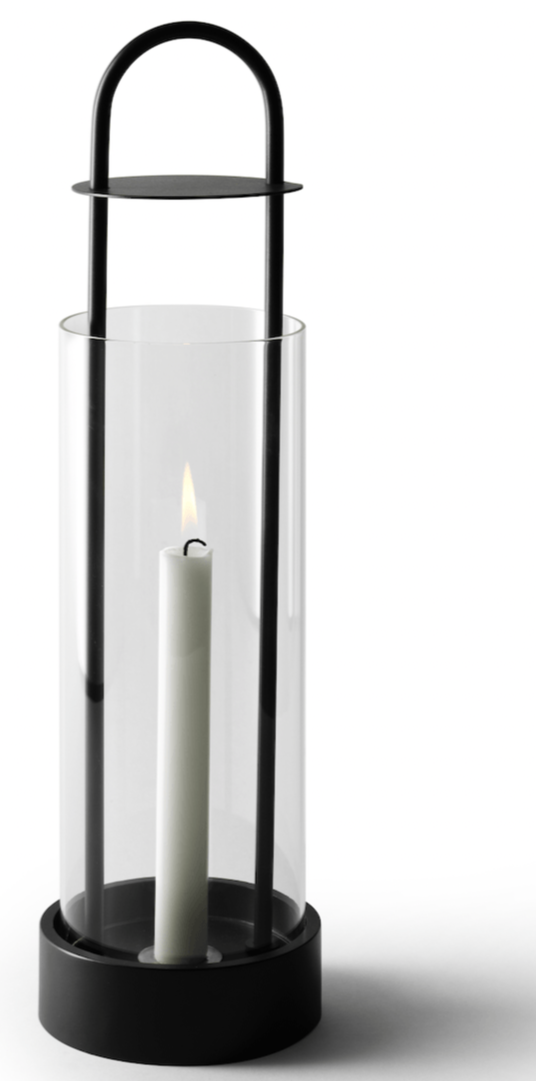 Lotus Lantern - Design House Stockholm - Candle Holders - Black - HORNE