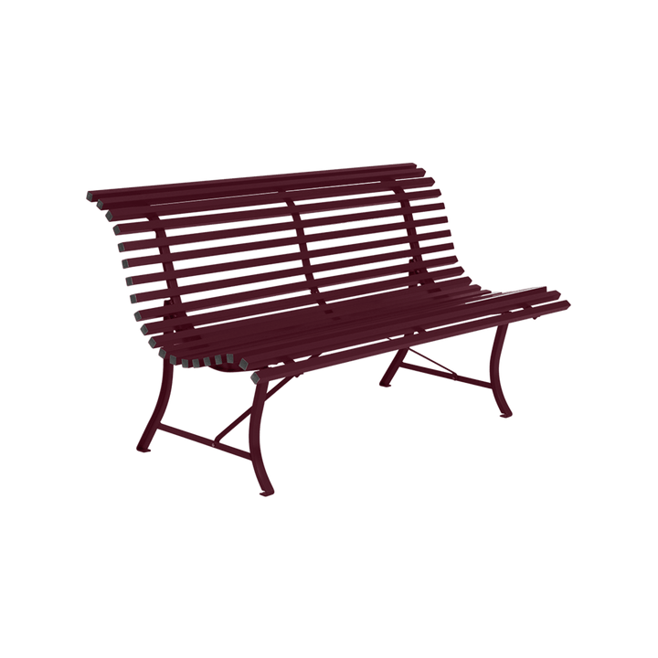 Louisiane 60" Bench - Fermob - Outdoor Furniture - Black Cherry - HORNE