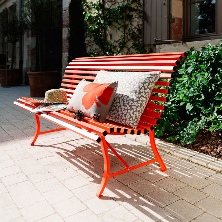 Louisiane 60" Bench - Fermob - Outdoor Furniture - Lapilli Grey - HORNE