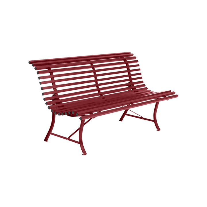Louisiane 60" Bench - Fermob - Outdoor Furniture - Chili Red - HORNE