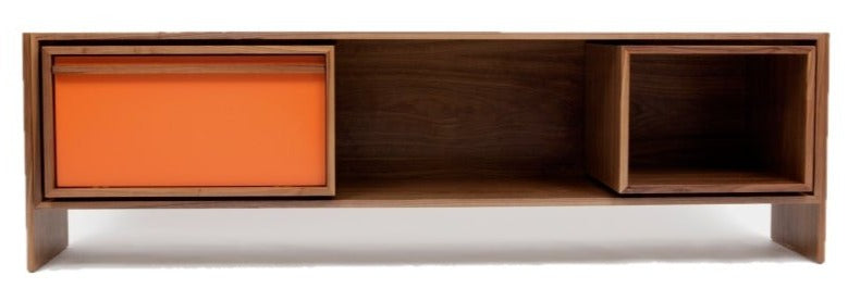 Low Unit - Artless - Sideboards + Cabinets - Large - Orange Lacquer - HORNE