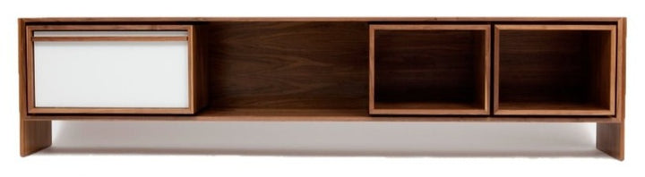 Low Unit - Artless - Sideboards + Cabinets - Large - Grey Lacquer - HORNE
