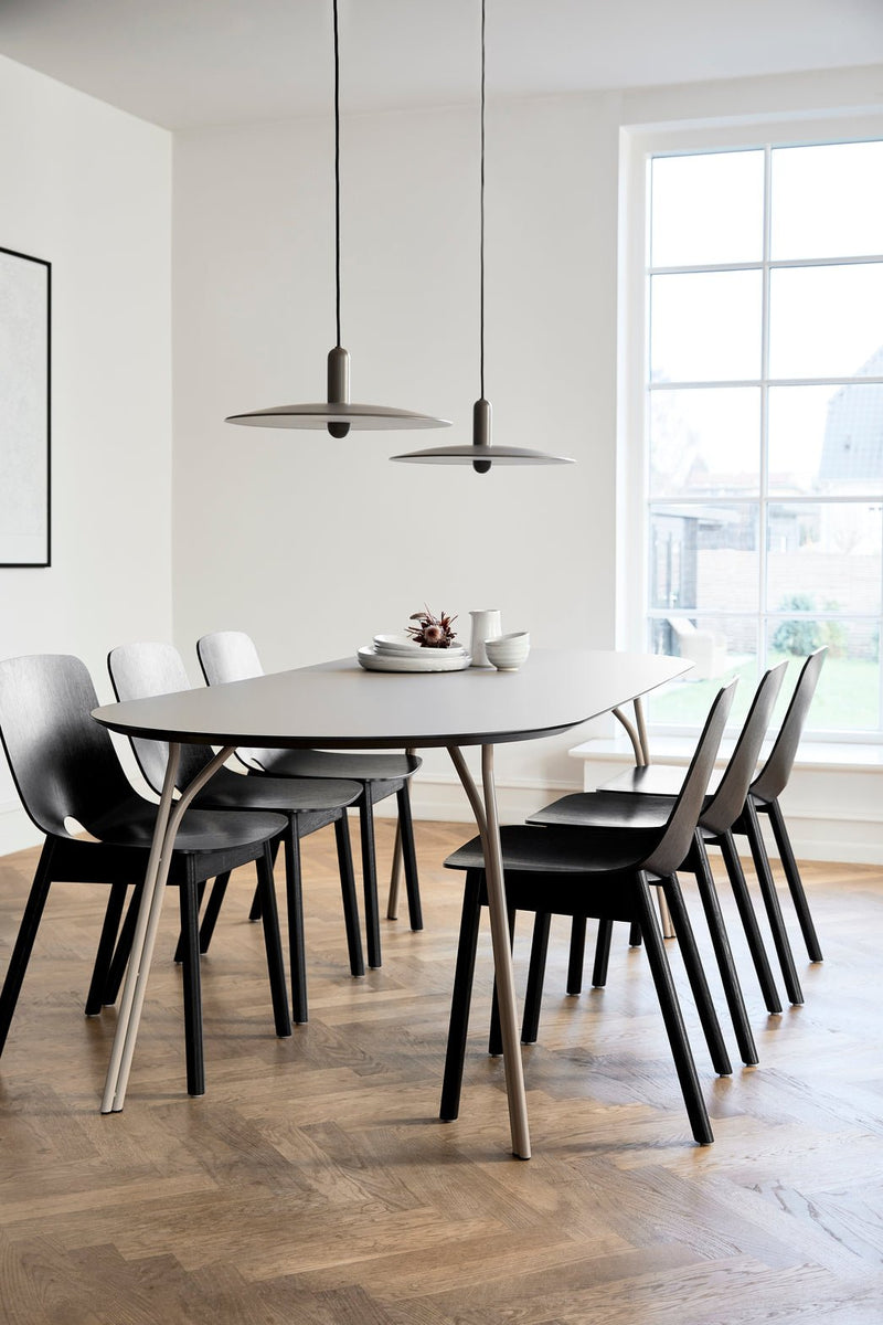 LU Pendant - Woud - Pendants - Small + Taupe - HORNE