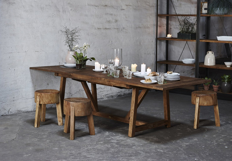 Lucas Teak Extension Table - Sika Design - Tables + Desks - HORNE