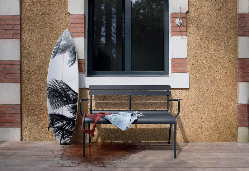Luxembourg 2 - Seater Garden Bench - Fermob - Outdoor Furniture - Acapulco Blue - HORNE