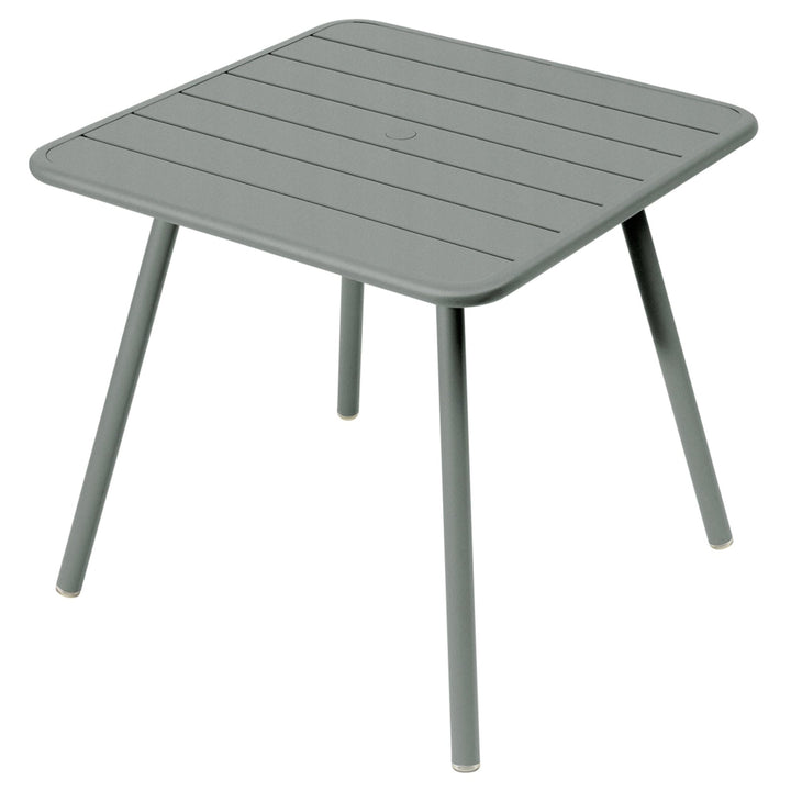 Luxembourg 4 Leg Square Table - 32" x 32" - Fermob - Outdoor Furniture - Lapilli Grey - HORNE