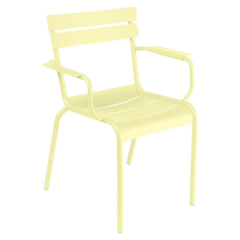 Luxembourg Arm Chair - Set of 4 - Fermob - Outdoor Furniture - Acapulco Blue - HORNE
