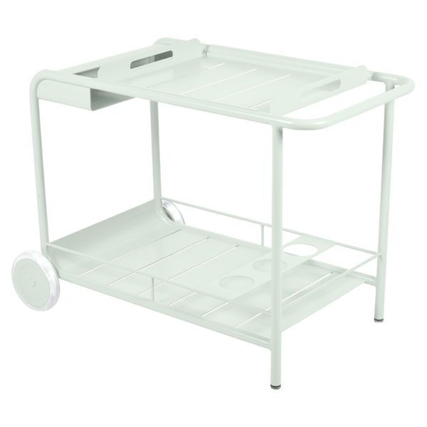 Luxembourg Bar Cart w/ Wheels - Fermob - Outdoor Furniture - Ice Mint - HORNE