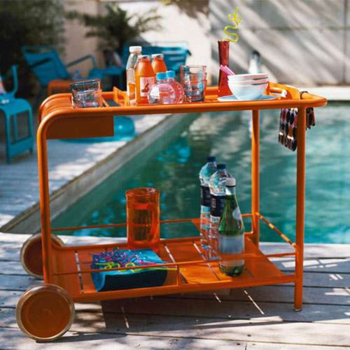 Luxembourg Bar Cart w/ Wheels - HORNE