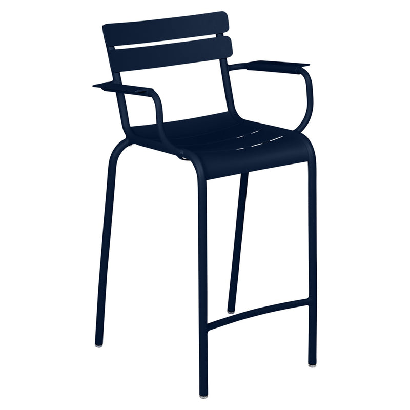 Luxembourg High Armchair - Set of 2 - Fermob - Outdoor Furniture - Acapulco Blue - HORNE